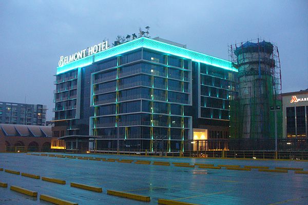 MG不朽情缘照明的户外装饰灯用在菲律宾旅馆工程项目